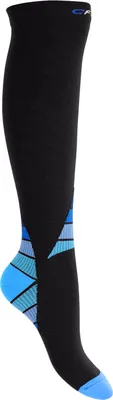 Produktbild von CFLEX Herren & Damen Sport Strümpfe (1 Paar) Kompressions Kniestrümpfe - Schwarz-Blau 43-46