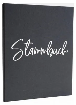 Produktbild von Familienstammbuch Serie Amore DIN A4 - Buchbinderleinen - Stammbuch Hochzeit - Familienbuch mit 4-fach Ringmechanik und 3 Klarsichthüllen