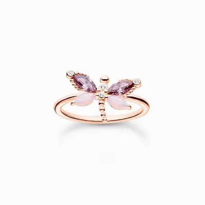 Produktbild von Thomas Sabo - TR2349-321-7-50 - Ring - Damen - 925er Silber rosévergoldet - Weite 50