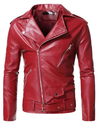 Productafbeelding van Kunstleren Jas voor Heren, Vintage Stijl, Maten S-5XL