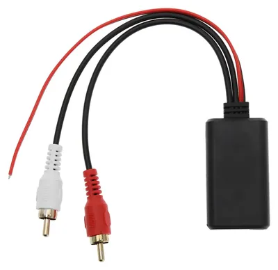 Bluetooth 5.0 Audio Adapter, 2 RCA, AUX, für Autoradio, 25,5 cm