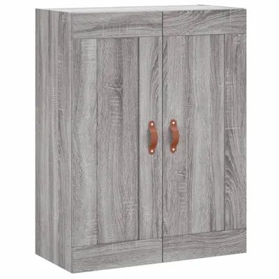 Imagen del producto de Armario de pared madera ingeniería gris Sonoma 69,5x34x90 cm