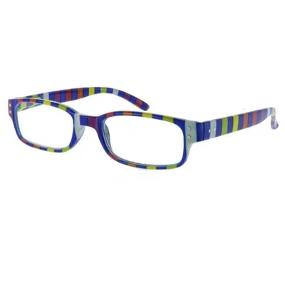 Produktbild von I NEED YOU CHAOT G56100 blau-buntgestreift +1,00 dpt. Kunststoff