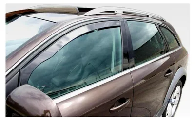 Produktbild von Windabweiser für A4 B8 Limousine 2008-2015, Heko Regenabweiser, getönt, 2-teilig, vorne, aerodynamisch