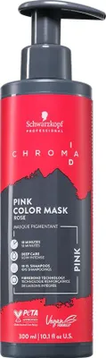 Productafbeelding van Schwarzkopf Chroma ID, 300 ml, voor dames, alle kleuren, roze, haarverf/kleurversterker, directe kleurstoffen: Aqua (Water, Eau), Cetearyl Alcohol, Isopropyl Myristate,..., 1 stuk