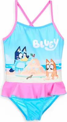 Produktbild von Badeanzug Bluey & Bingo Hellblau 98 cm