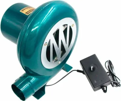Obrázek produktu pro Odstředivý ventilátor s regulací otáček a klecovým rotorem pro grilování, kempování, krby, kamna na dřevo a zapalovače dřevěného uhlí