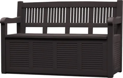 Produktbild von Aufbewahrungsbox Bank 60 x 130 x 85 cm Kunststoff anthrazit