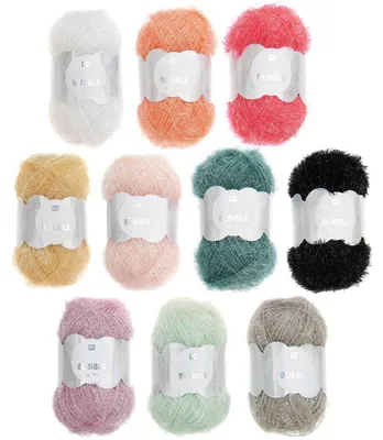Productafbeelding van Hekelgaren set, 10-delig, pastelkleuren - Rico Design Creative Bubble