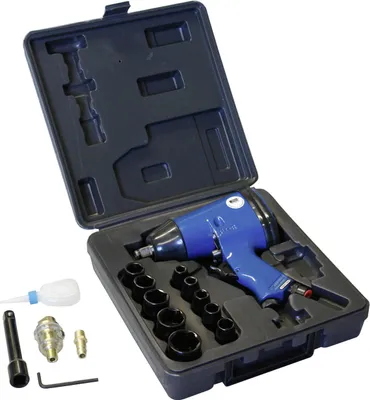 Produktbild von Güde Druckluft Schlagschrauber-Satz 1/2 inkl. 10 Stecknüssen