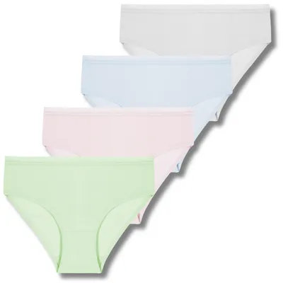 Immagine prodotto di Intimo per bambini - Intimo per bambine, taglia 152 - Slip per bambini, confezione da 4 - Slip per bambine
