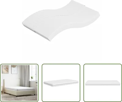 Image de The Living Store Matelas Mousse moyennement souple 100x200 cm