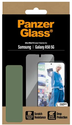 Productafbeelding van PanzerGlass Ultra-Wide Fit Screenprotector voor Samsung Galaxy A56 - Ultra-Clear case friendly