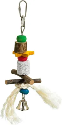 Produktbild von Karlie Spielzeug Holz und Lava - Vogelspielzeug - S - Holz - Mehrfarbig - 21 cm