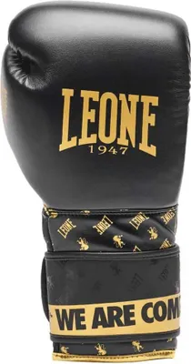 Image de Leone1947 Dna cuir Gants de boxe artificiels Noir 12 oz Noir 12 oz