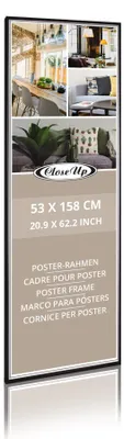 Produktbild von Posterrahmen 53 x 158 cm schwarz