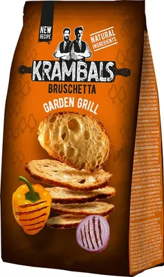 Obrázok produktu pre Krambals Bruschetta Garden Grill chlebové chipsy 70 g