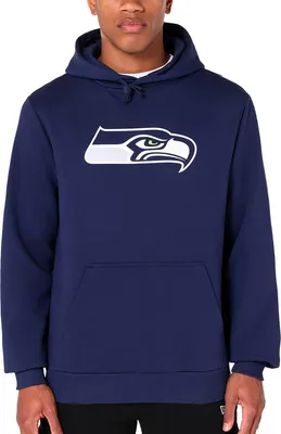 Immagine prodotto di New Era Felpa con cappuccio da uomo NFL Seattle Seahawks Logo blu navy L
