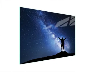 Image de Planche à découper en verre 40x30 étoiles