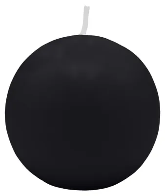 Produktbild von Kugelkerzen Schwarz Ø 40 mm, 12 Stück