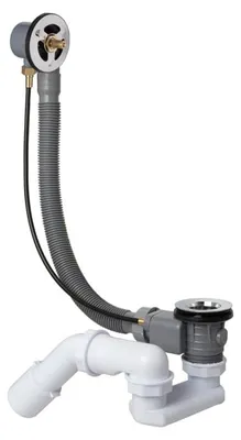 Immagine prodotto di Kit di scarico e troppo pieno universale per vasche Kronenbach Krontec, lunghezza standard 57 cm