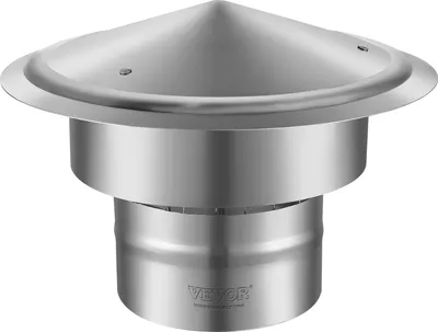 Produktbild von VEVOR Schornsteinabdeckung Edelstahl 304 Kaminhaube 300x300x220mm Kaminabdeckung Regenhaube Schornsteinhaube Φ150 mm Plattendurchmesser Kaminhut kompatibel mit verschiedenen Schornsteintypen