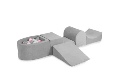 Produktbild von Schaumstoff Bausteine Kinder mit Bällebad - Softbausteine Baby