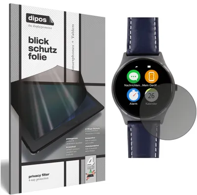 Produktbild von Blickschutzfolie für Uhr 46.5 mm Durchmesser matt Schutzfolie Folie Display Schutz dipos
