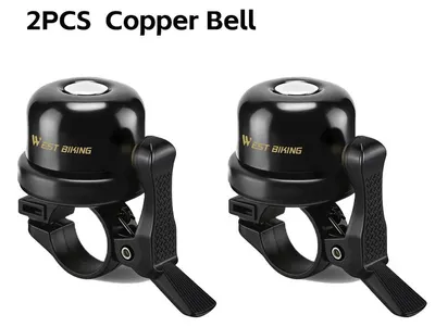 Immagine prodotto di Campanello per bicicletta - Campanello da manubrio - Confezione da 2 pezzi - Realizzato in rame - Suono chiaro e forte - Adatto per mountain bike e city bike