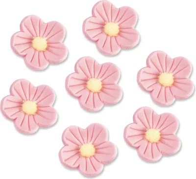 Produktbild von Günthart 24 Blumen rosa aus Zucker