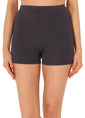 Produktbild von Merry Style Damen Shorts Radlerhose Unterhose Hotpants Kurze Hose Boxershorts aus Viskose MS10-391(Graphite, XS)