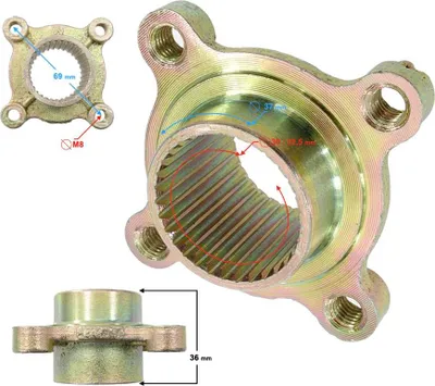 Image de Support de pignon ATV Rocky/Thor 125