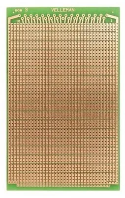 Produktbild von Eurocard 3-Loch-Platte - 100 x 80 mm - fr-4 (1 Stück/Blister)