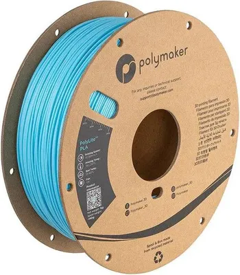 Produktbild von Polymaker PolyLite PLA Filament Sky Blue 1,75mm 1KG