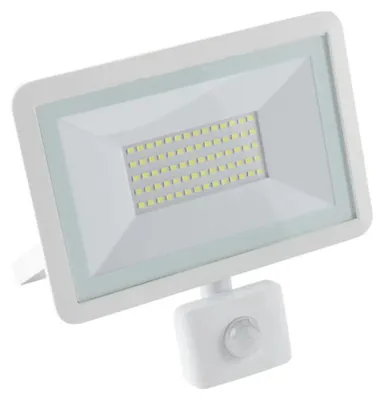 Imagen del producto de Faro LED Meister, color blanco, IP44, 50W, 4000 lúmenes, luz de día (6500K), blanco frío, con sensor