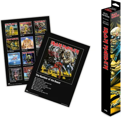 Immagine prodotto di Erik Editores Iron Maiden Mini Poster Multicolore Multicolore Taglia unica