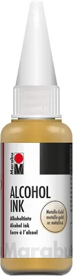 Produktbild von Marabu permanente Tinte Alcohol Ink metallic-gold 20 ml