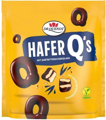 Produktbild von Dr. Quendt Hafer Q's Zartbitter 85g