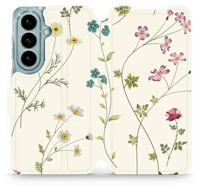 Produktbild von Handyhülle mit klappe für Galaxy S26, Mobiwear Book, Feldblumen