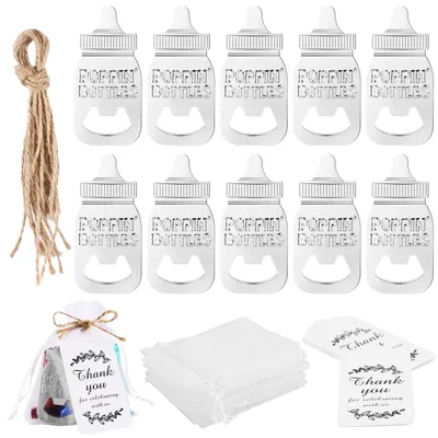 Produktbild von 10 Babyflaschenöffner für Partys – Gastgeschenke und Dekoration