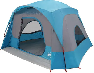 Image de vidaXL Tente familiale pour 6 personnes bleue étanche à l'eau
