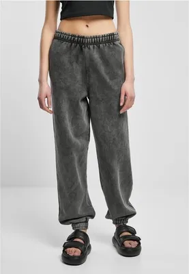 Zdjęcie produktu dla Dámské kalhoty Urban Classics Damskie spodnie dresowe z wysokim stanem w kolorze czarnym - 3XL
