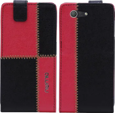 Produktbild von Sony Xperia Z3 Compact Numia Flipstyle Schwarz-Rot