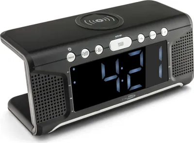 Image de Caliber Radio-réveil Avec Tuner Radio Et Chargeur Sans Fil Qi