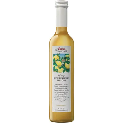 Produktbild von Syrop cytrynowy Darbo Sicilian do zmieszania z wodą sodową 500 ml
