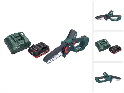 Immagine prodotto di Metabo MS 18 LTX 15 sega da potatura a batteria 18 V 15 cm 5 m/s + 1x batteria ricaricabile 4,0 Ah + caricatore