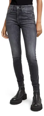Produktbild von G-STAR Damen 3301 Skinny Jeans, Schwarz (Faded Black Magnet D05175-A634-C239), 3