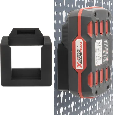 Produktbild von Akku Halter für Parkside 20V für Küpper Lochwand Halterung Wandhalterung Lidl