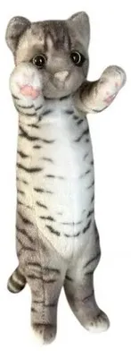 Immagine prodotto di Gatto in piedi, grigio scuro, 25 cm - Dubi