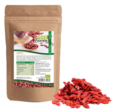 Produktbild von Mynatura  Gojibeeren - ab 1000g - 2 Beutel
